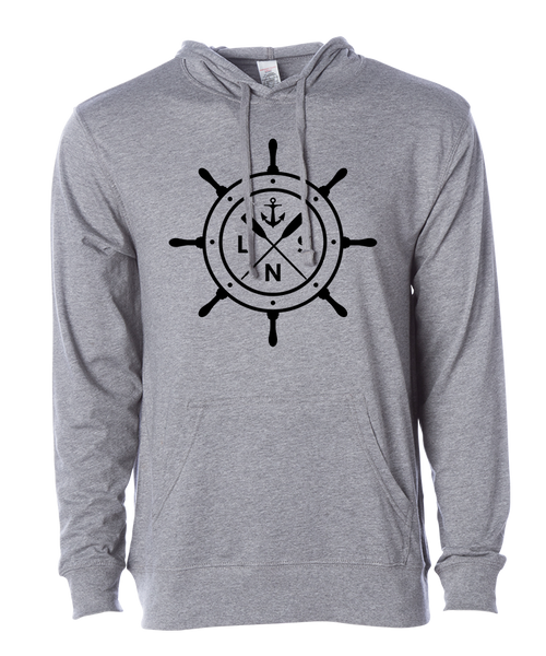 Unisex *Ship's Wheel* Jersey Hoodie